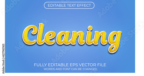 Cleaning editable text effect. Editable text style effect