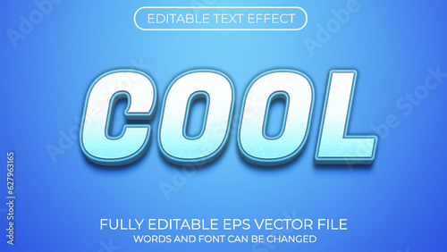 Cool editable text effect. Editable text style effect