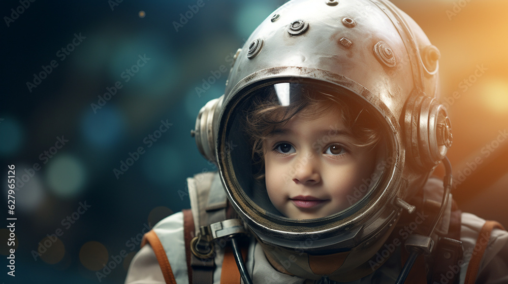Stellar Beginnings: Toddlers as Early Space Explorers, Generative AI Stellar Beginnings: Toddlers as Early Space Explorers, Generative AI