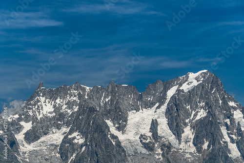 From Dent du Géant to Grandes Jorasses, the Mont Blanc massif photo