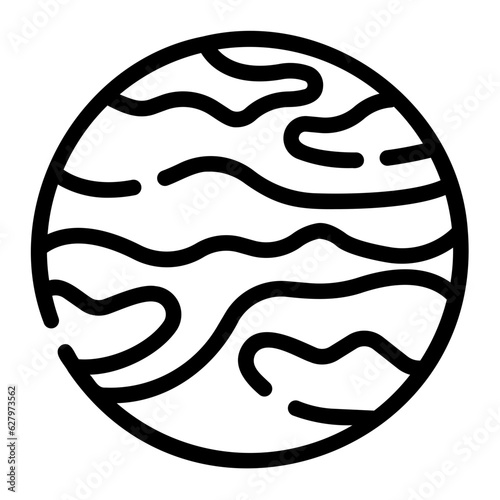 jupiter Line Icon