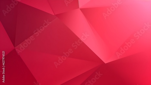 Minimalist abstract red blurred gradient. Soft luxury gradient color. Viva Magenta backdrop. Creative event background. Minimal polygonal network, Generative AI