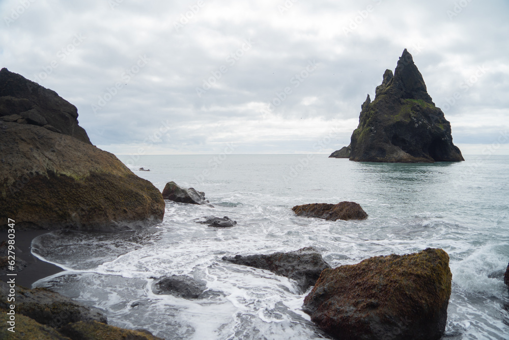 Black Sand Beach Reynisfjara in Iceland. Black Sand Beach Reynisfjara in Iceland.