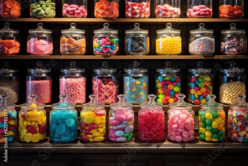 Candy store bright. Generate Ai