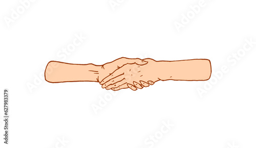 Wallpaper Mural  Gestures arms stop, palm, thumbs up, finger pointer, ok, like and pray or handshake, fist and peace or rock n roll. engraved hand drawn in old sketch style, vintage collection of emotion and signs. Torontodigital.ca