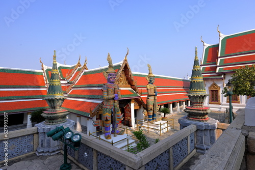 Wat Phra Kaew Museum (Royal grand palace) in Bangkok, Thailand 
