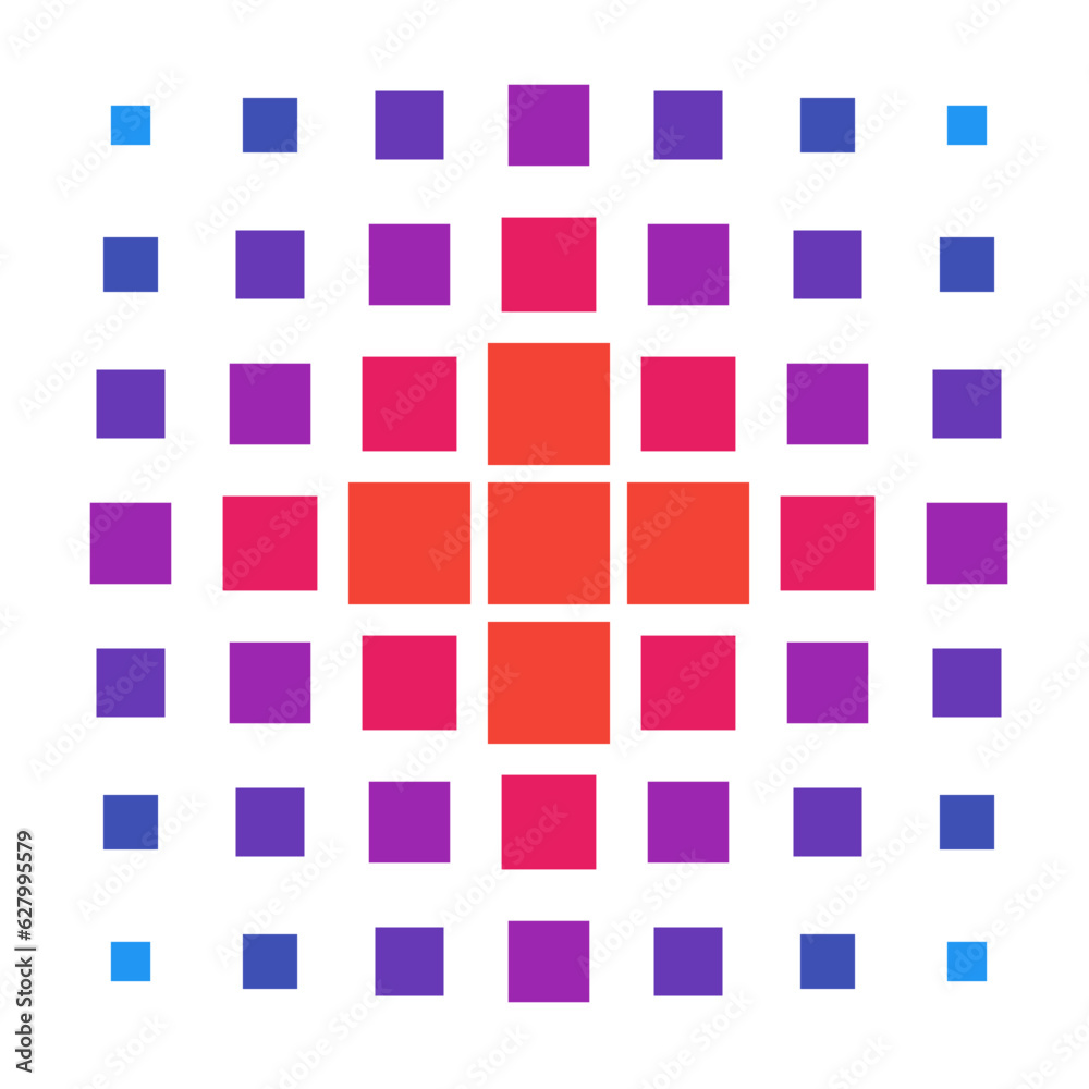 red purple blue Square motive pattern element design red purple blue Square motive pattern element design
