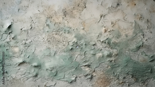 Green rough concrete textured. Generative Ai