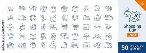 Shopping icons Pixel perfect. store, money, card, promotion, ...