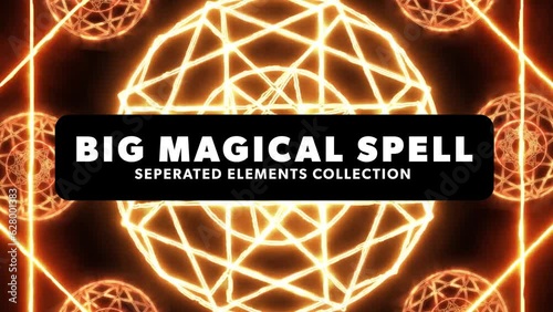 4K Big Magical Shield Separated Elements Collection, customize your own magical shield. Superhero inspired protection spell