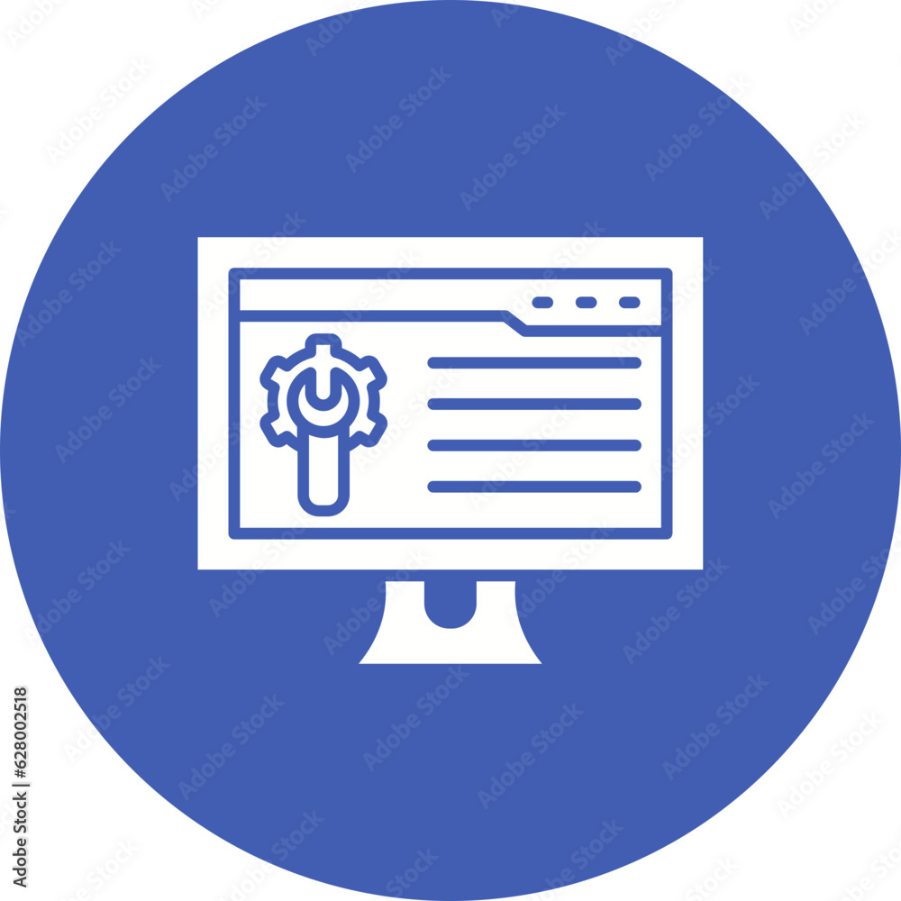 Web maintenance Icon Web maintenance Icon