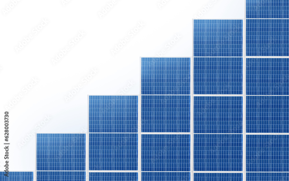 Obraz premium solar panel solar generator system Clean technology for a better future..