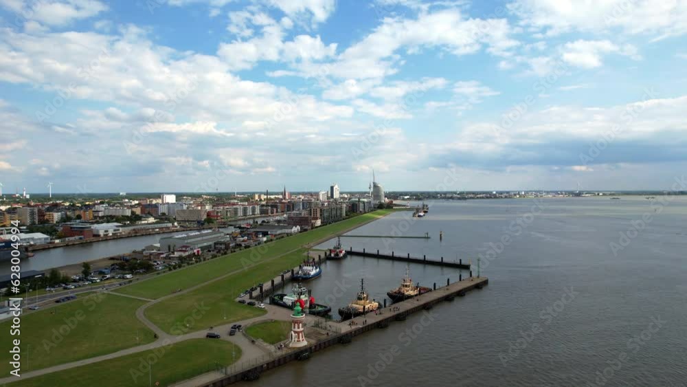Bremerhaven - A flight with the drone over the port facilities Bremerhaven - A flight with the drone over the port facilities