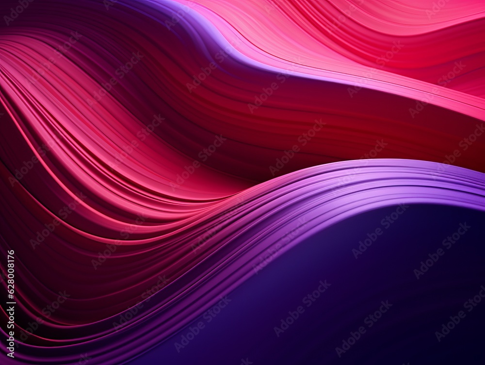 Red and purple wave shaped abstract background. Generative ai Red and purple wave shaped abstract background. Generative ai