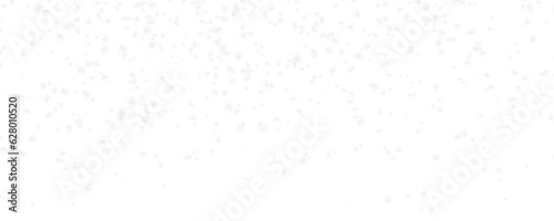 Realistic PNG falling snowflakes background on transparent photo