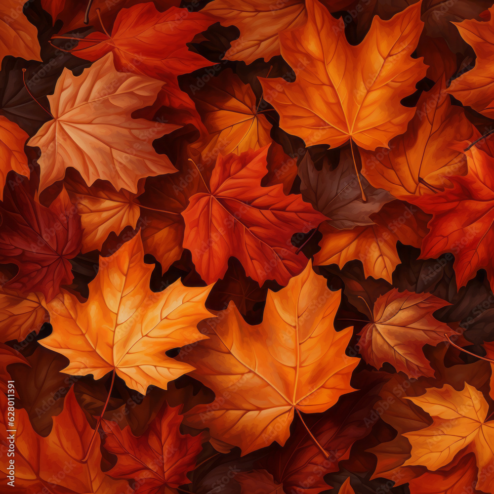 Fototapeta premium Autumn leaves background