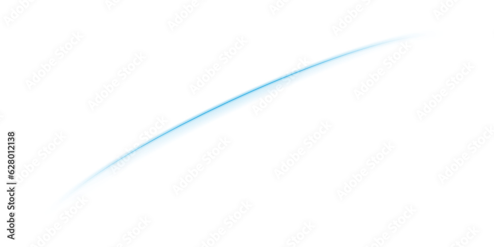 The edge of a blue solar eclipse on transparent background. Blue eclipse for product advertising, natural phenomena, horror concept and others. PNG.