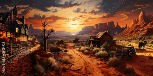 Landscapes of the Wild West. Generative AI