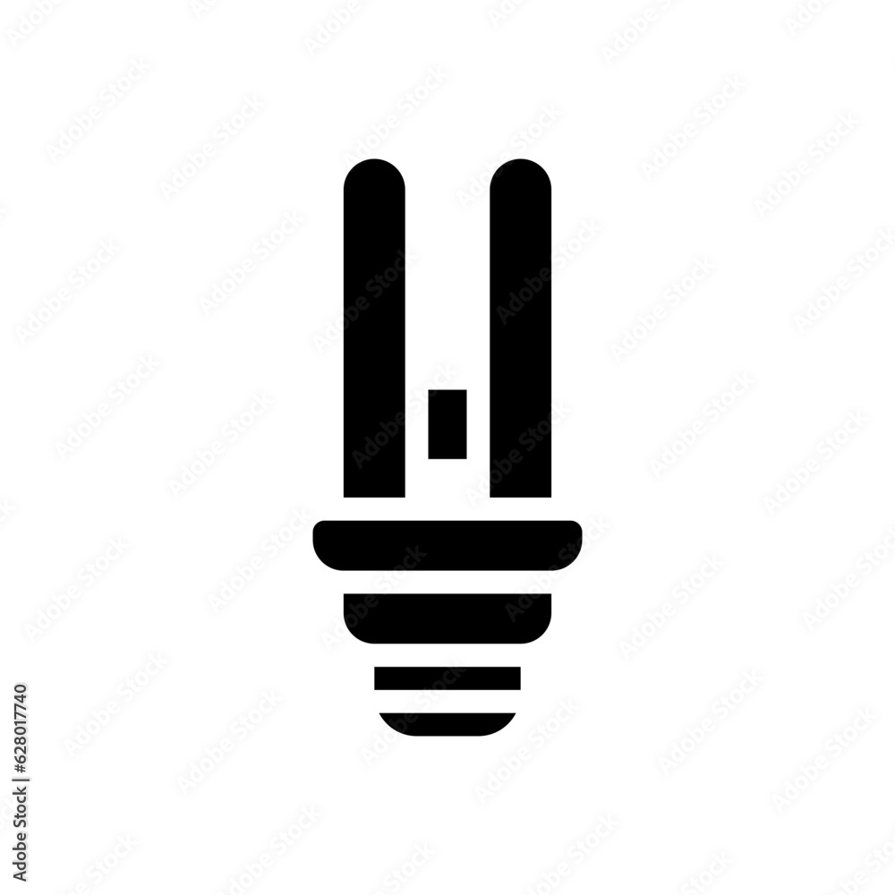 energy saving glyph icon