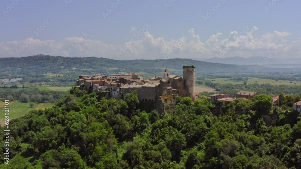 Aerial view of Mugnano in Teverina Umbria Italy Aerial view of Mugnano in Teverina Umbria Italy