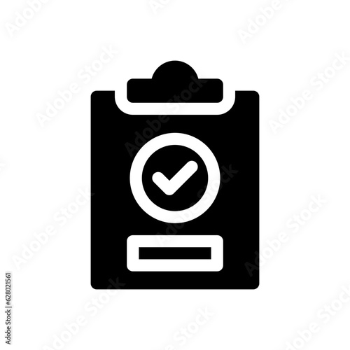 approved glyph icon