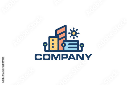 Technology Logo Design - Tech Logo Design Template 