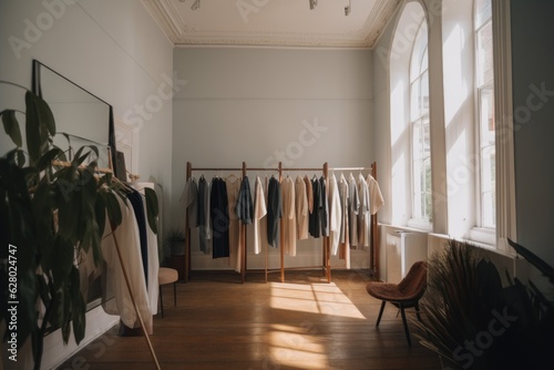 showroom  showcasing ethical fashion brands  latest collections and designs