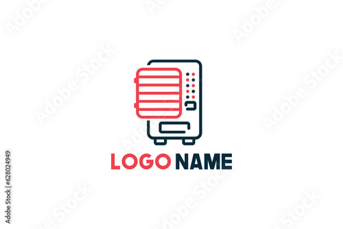 Vending Machine Logo Design - Logo Design Template	
