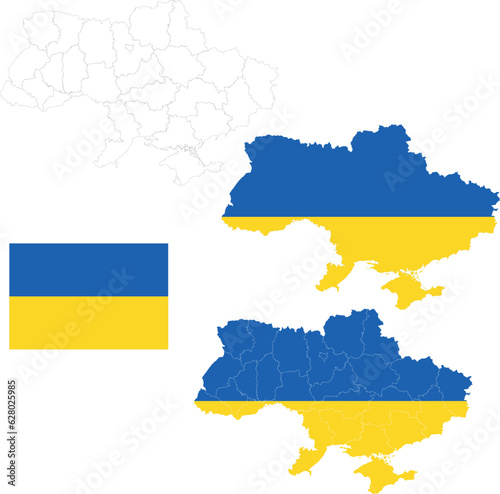 Ukrainian Glory: Vector Flags and Maps Collection