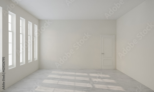 3D, interior, Clear room, empty interior, presentation, room mock up, 3d rendering