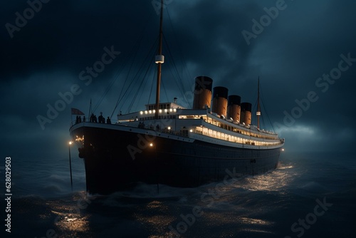 a tragic event of the sinking ship Titanic. Generative AI