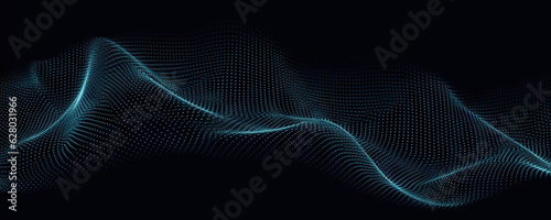 Abstract digital background. Data universe illustration. Ideal for depicting network abilities, technological processes, digital storages, science, education, etc.