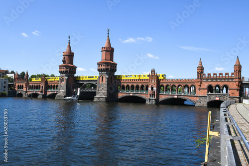 Oberbaum bridge at Berlin on Germany