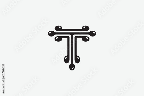 Letter T Logo Design - Logo Design Template 