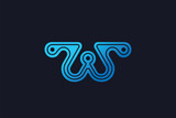 Letter W Logo Design - Logo Design Template	
