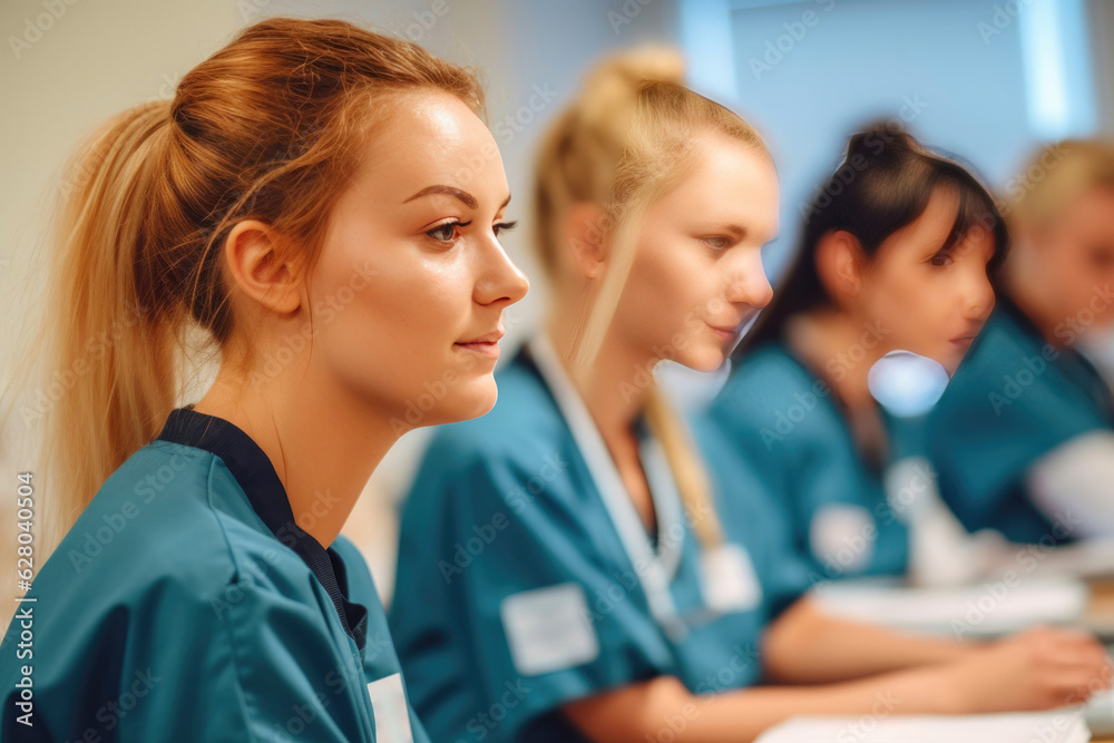 Inquisitive Nurses Actively Engaged in Training Inquisitive Nurses Actively Engaged in Training