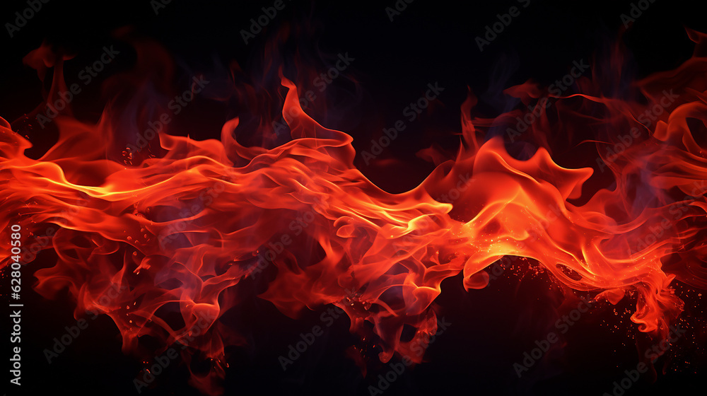 Fototapeta premium fire background