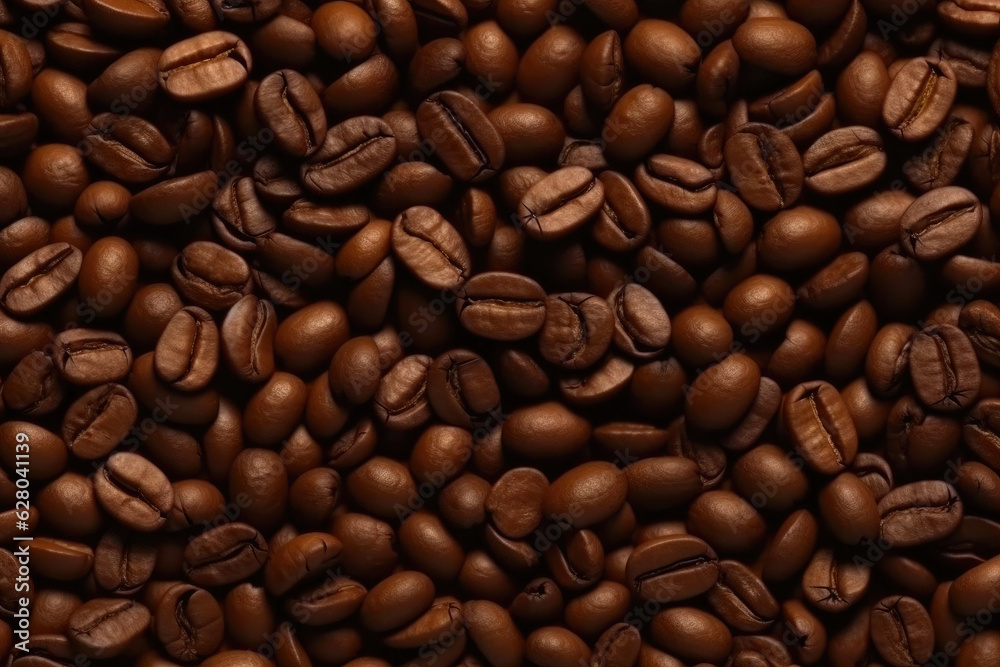 Aromatic Coffee Beans from Above Aromatic Coffee Beans from Above