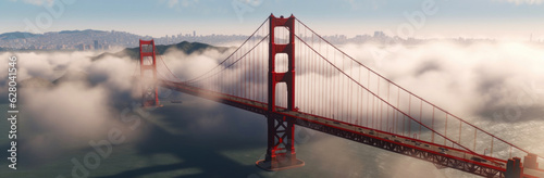 Dramatic Clouds Embrace the Golden Gate Bridge