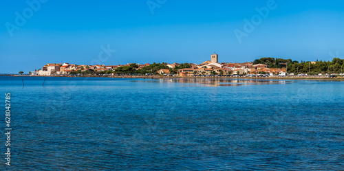 Pond of Thau in Mèze in the Hérault in Occitanie, France