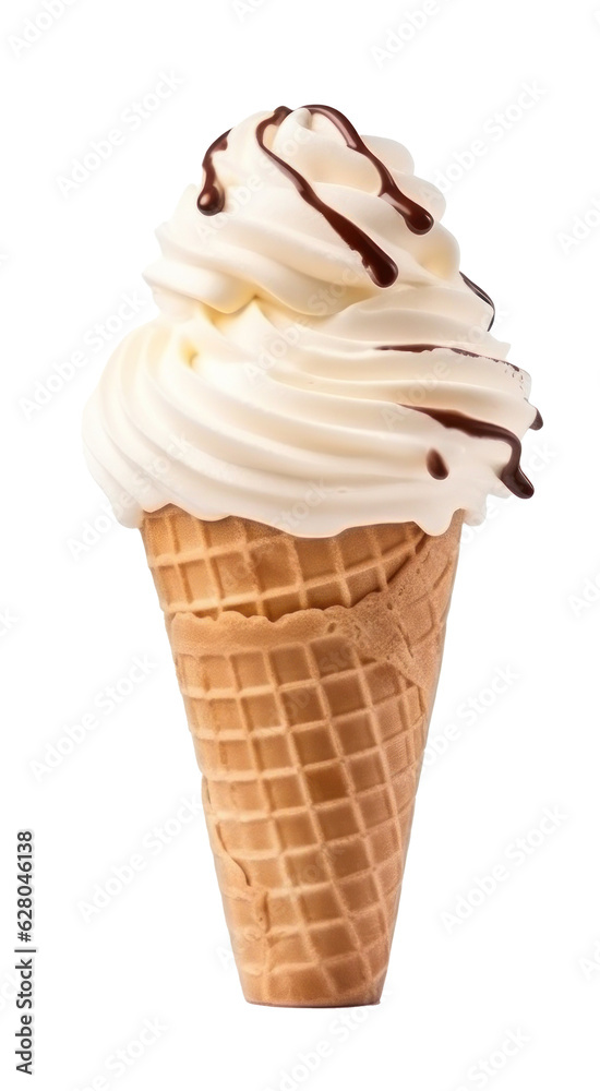 Ice cream cone isolated Ice cream cone isolated