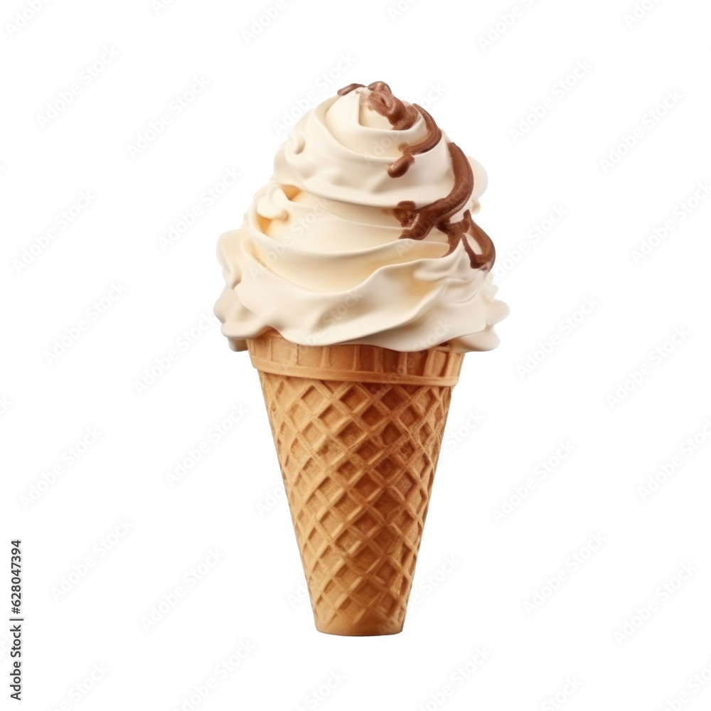Ice cream cone isolated Ice cream cone isolated