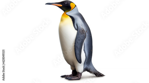 penguin isolated on white background. Generative Ai. 