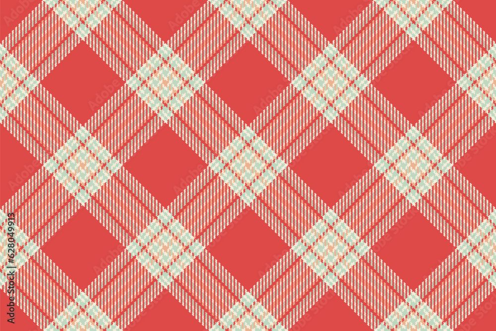 Plaid check tartan of fabric texture seamless with a background pattern textile vector.