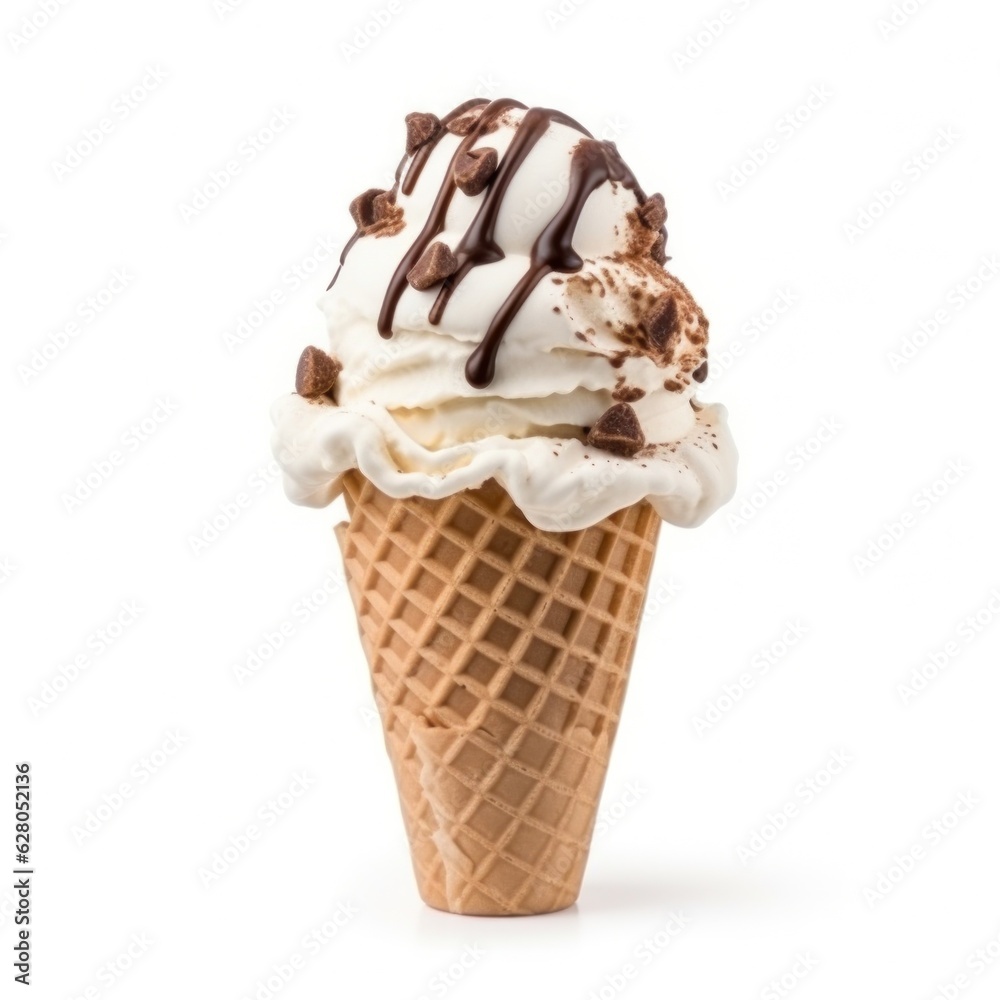 Ice cream cone isolated Ice cream cone isolated