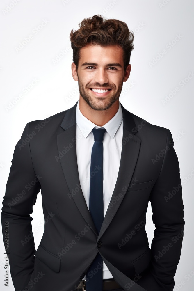 Businessman isolated. Businessman isolated.