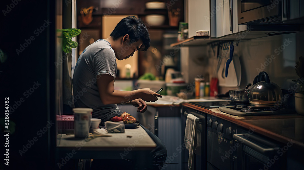 Man in the kitchen Man in the kitchen