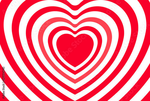 Heart Shape Background. Valentine's day Heart. Retro style. Vector illusustration. 