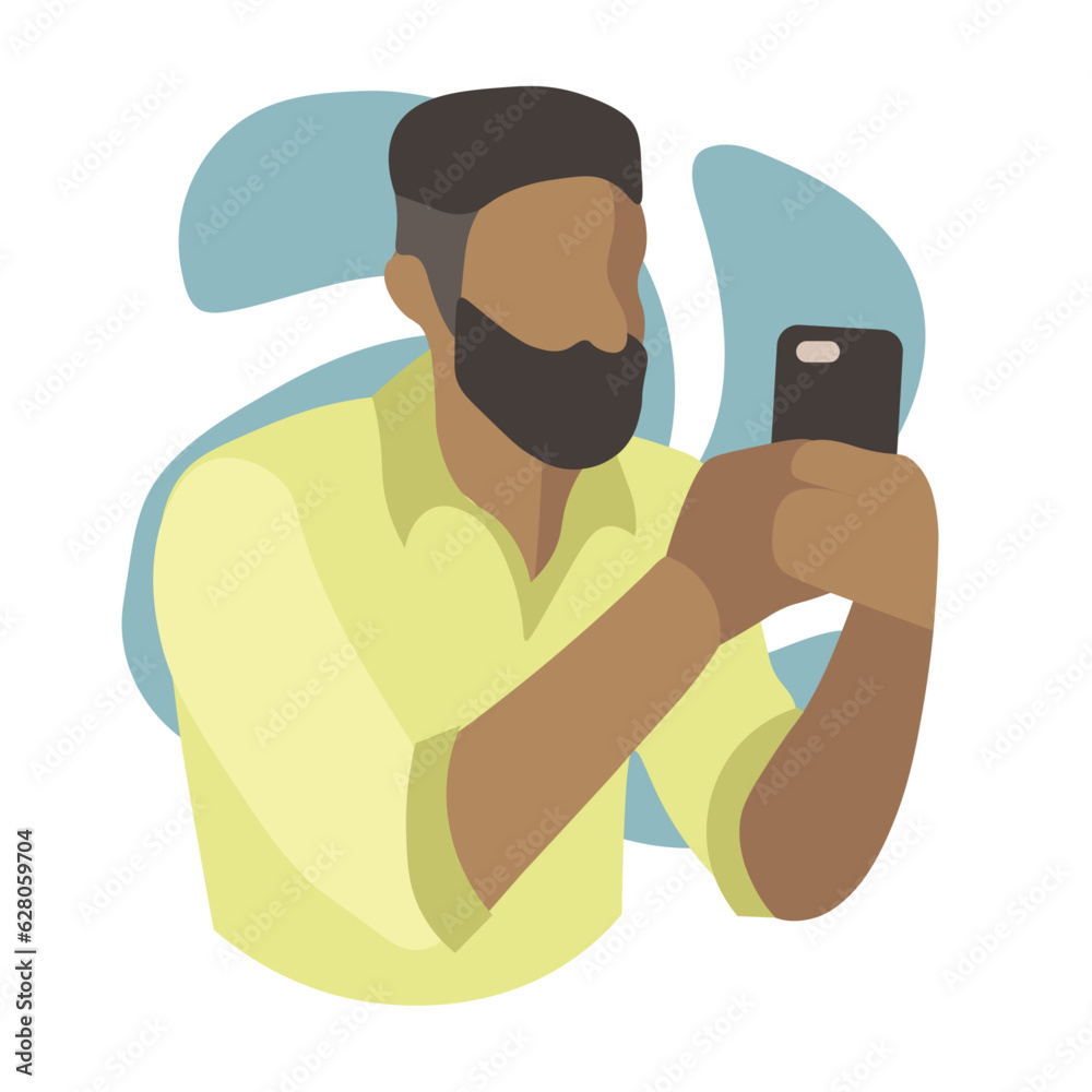 man with a phone