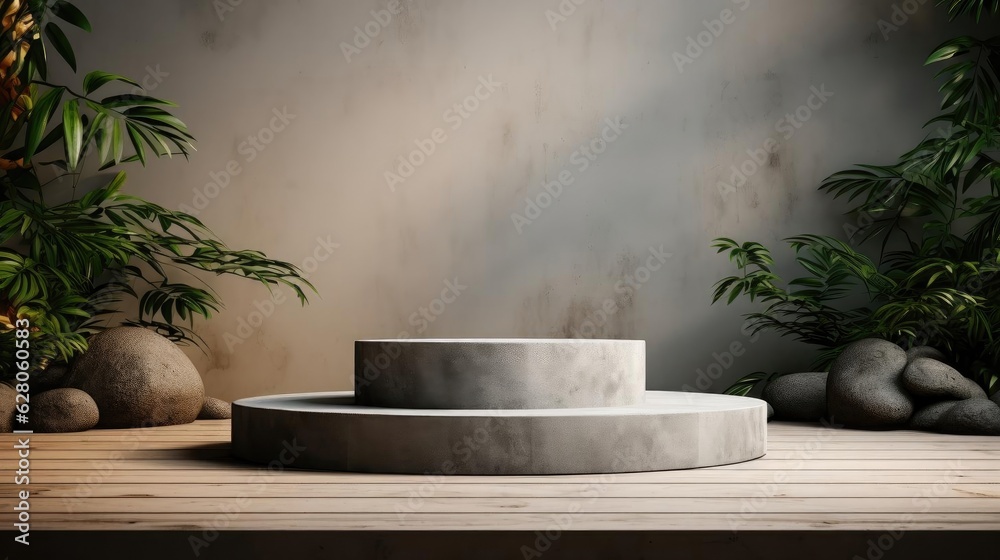 modern podium design for product display or product stand with cinematic background and lighting modern podium design for product display or product stand with cinematic background and lighting